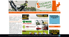 Desktop Screenshot of elagueurs-grimpeurs.com